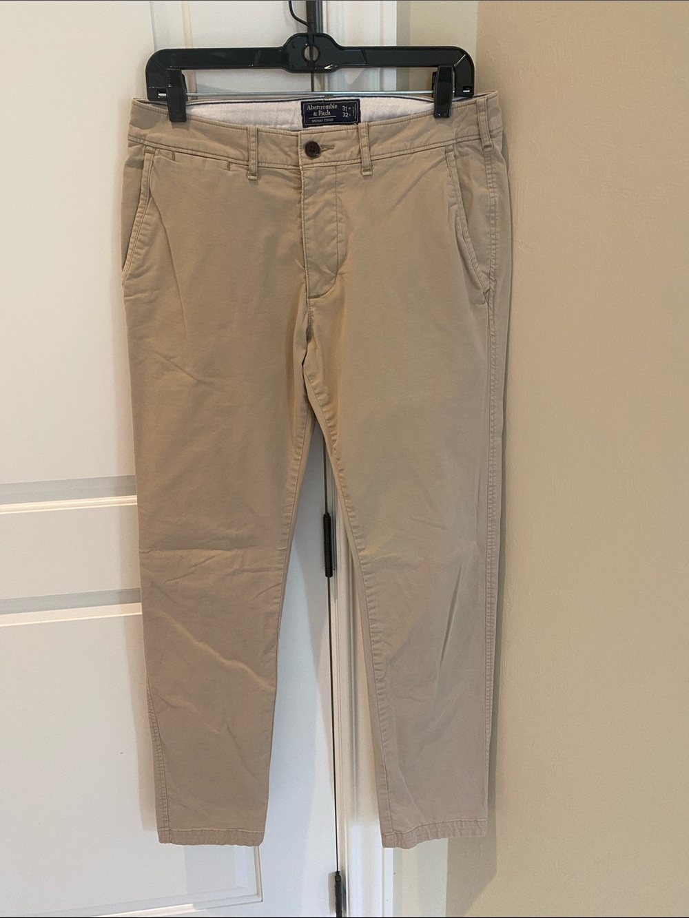 Abercrombie khaki skinny Chino pants men’s 31 x 32